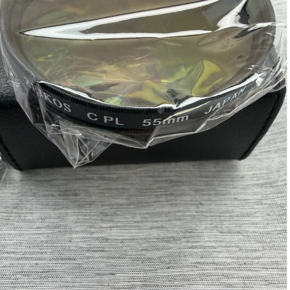 Tiffen Zeikos 55mm Lens Filter Set UV Protector CPL FL-D with Case 4pc Kit